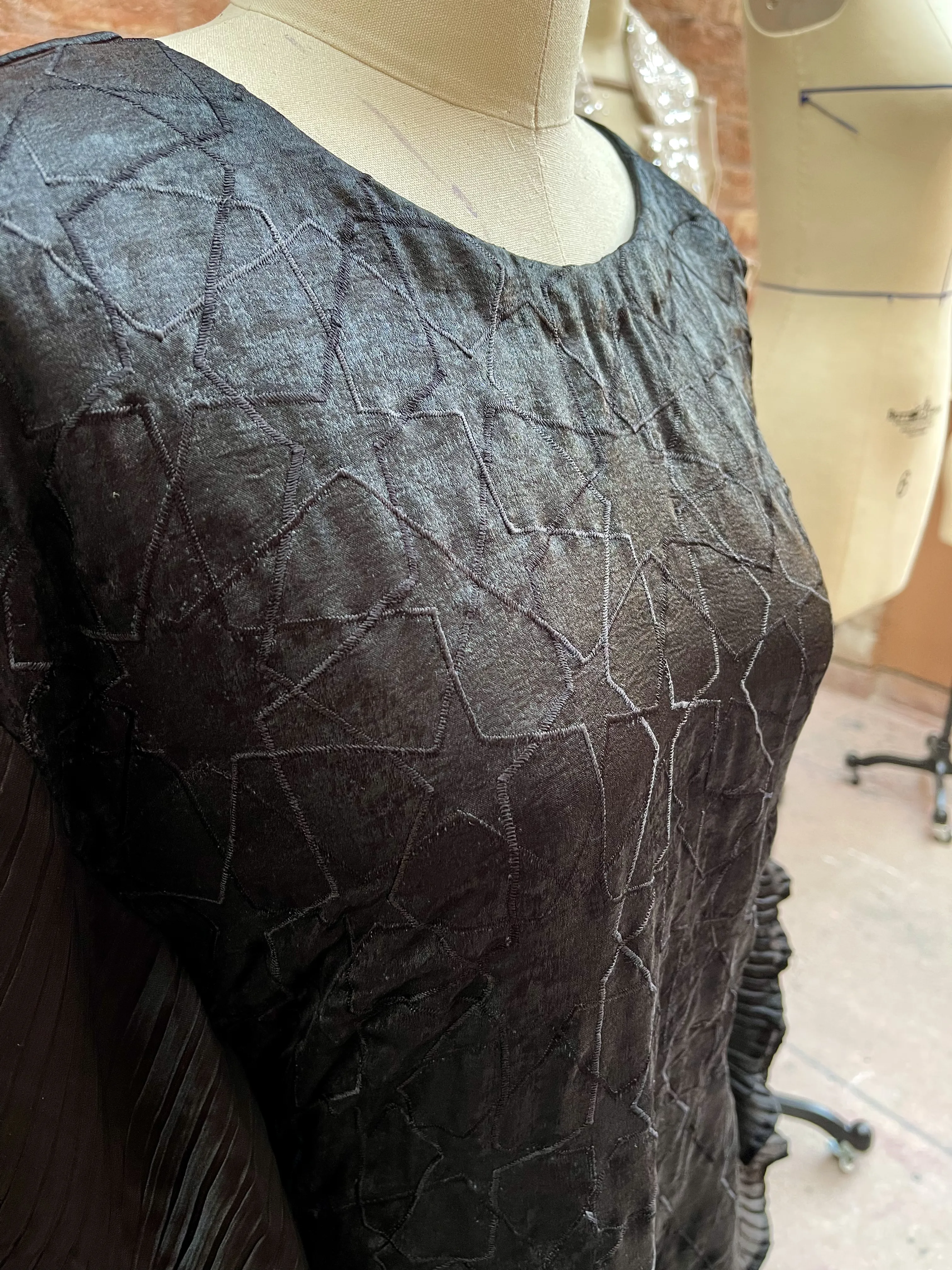 Hand stitching detail